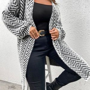 Chevron Cardigan/Jacket